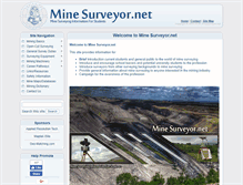 Tablet Screenshot of minesurveyor.net